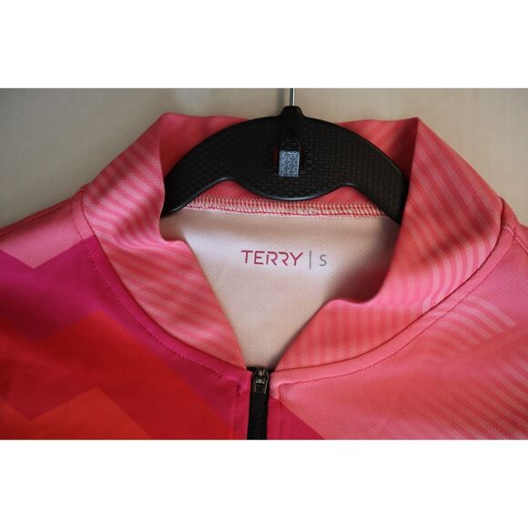Terry 630840A2BZ3 Women's Sz S Level Up Pink Actif Biking Jersey - Picture 3 of 11